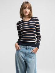 Dryžuotas moteriškas megztinis DK3858.000.G23778 Replay