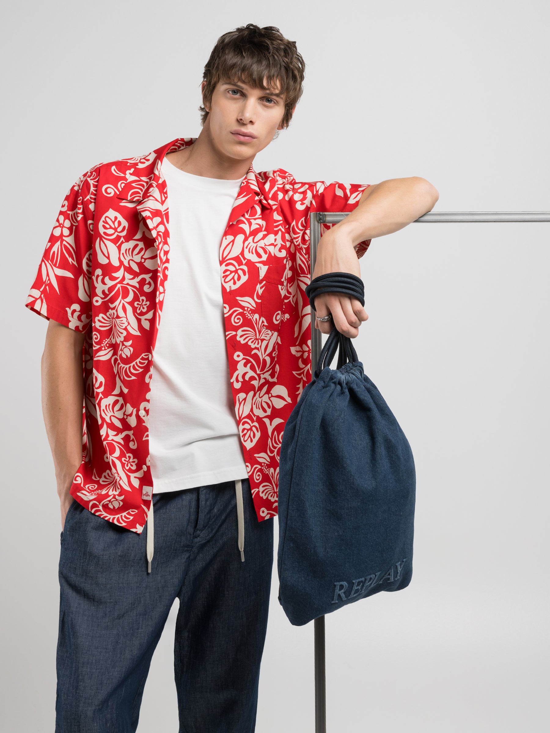 Vyriški marškinėliai M3015 .000.2660 Replay