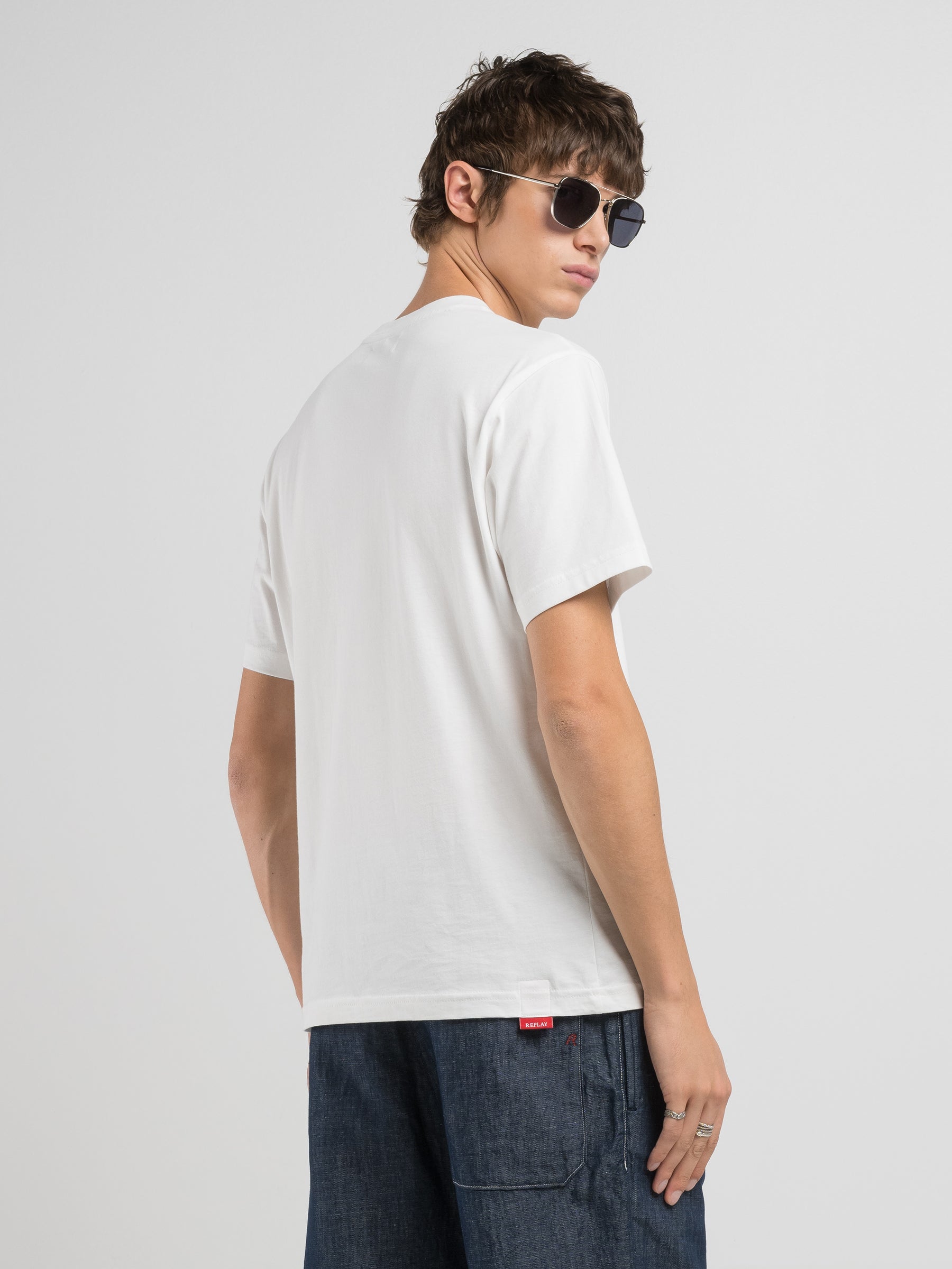 Vyriški marškinėliai M3015 .000.2660 Replay