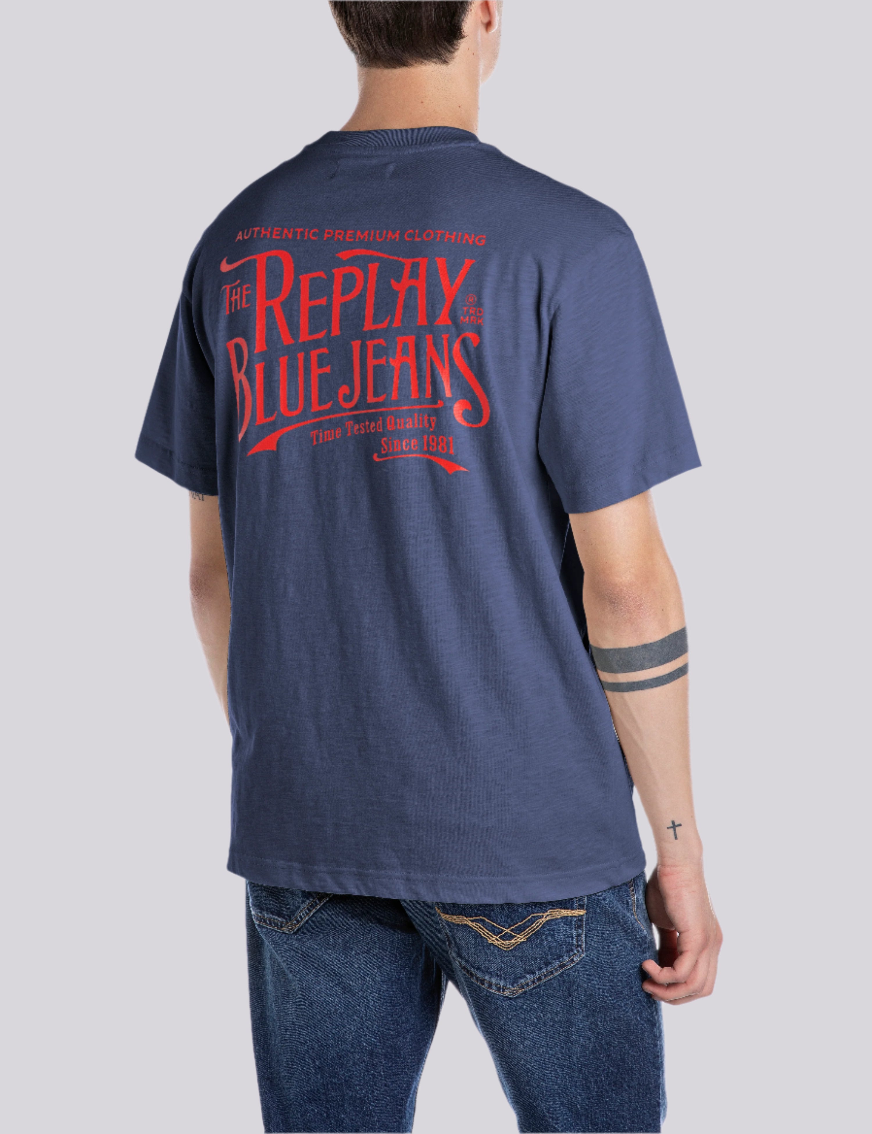 Vyriški marškinėliai M3023 .000.22336 Replay