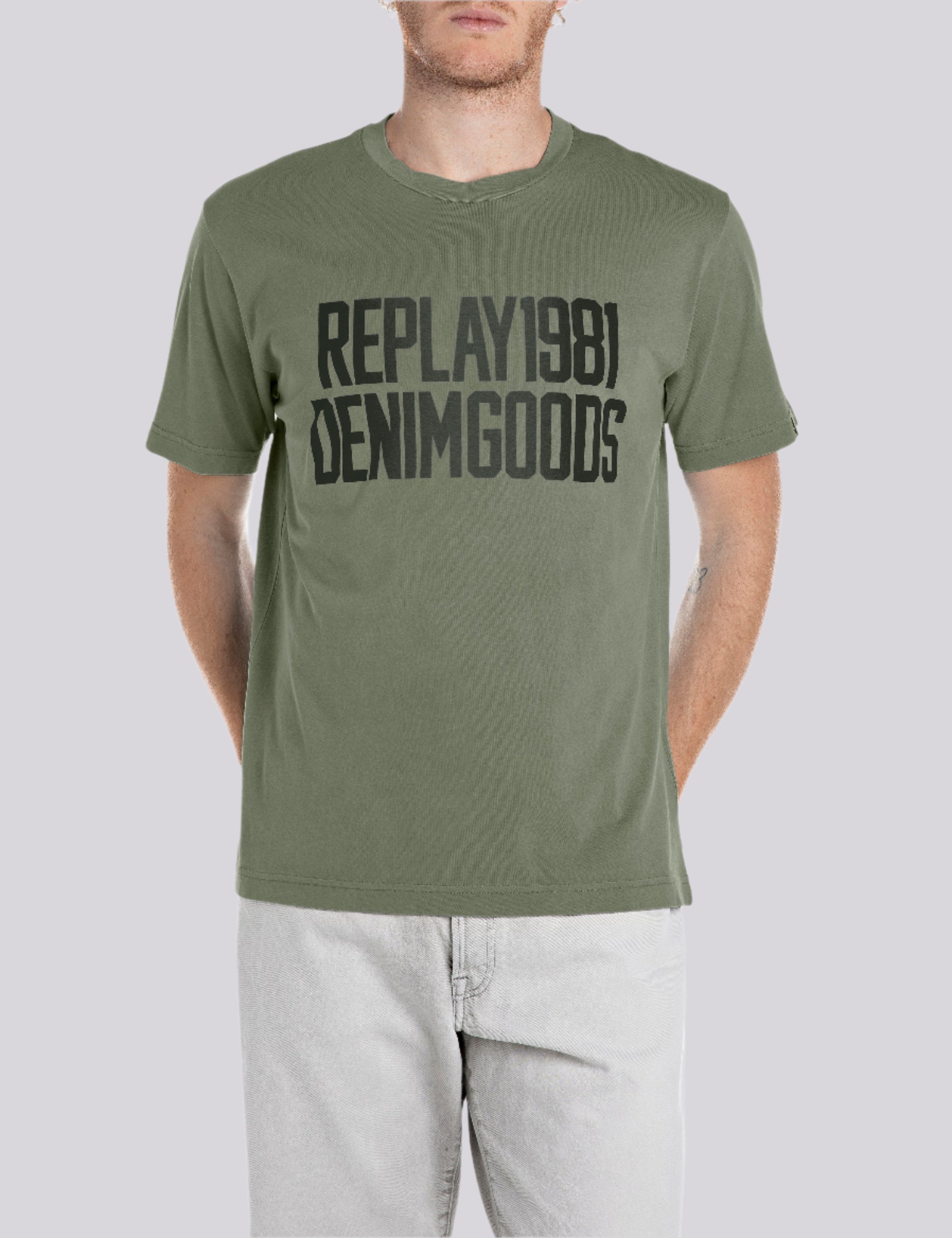 Vyriški marškinėliai M3027 .000.23806G Replay