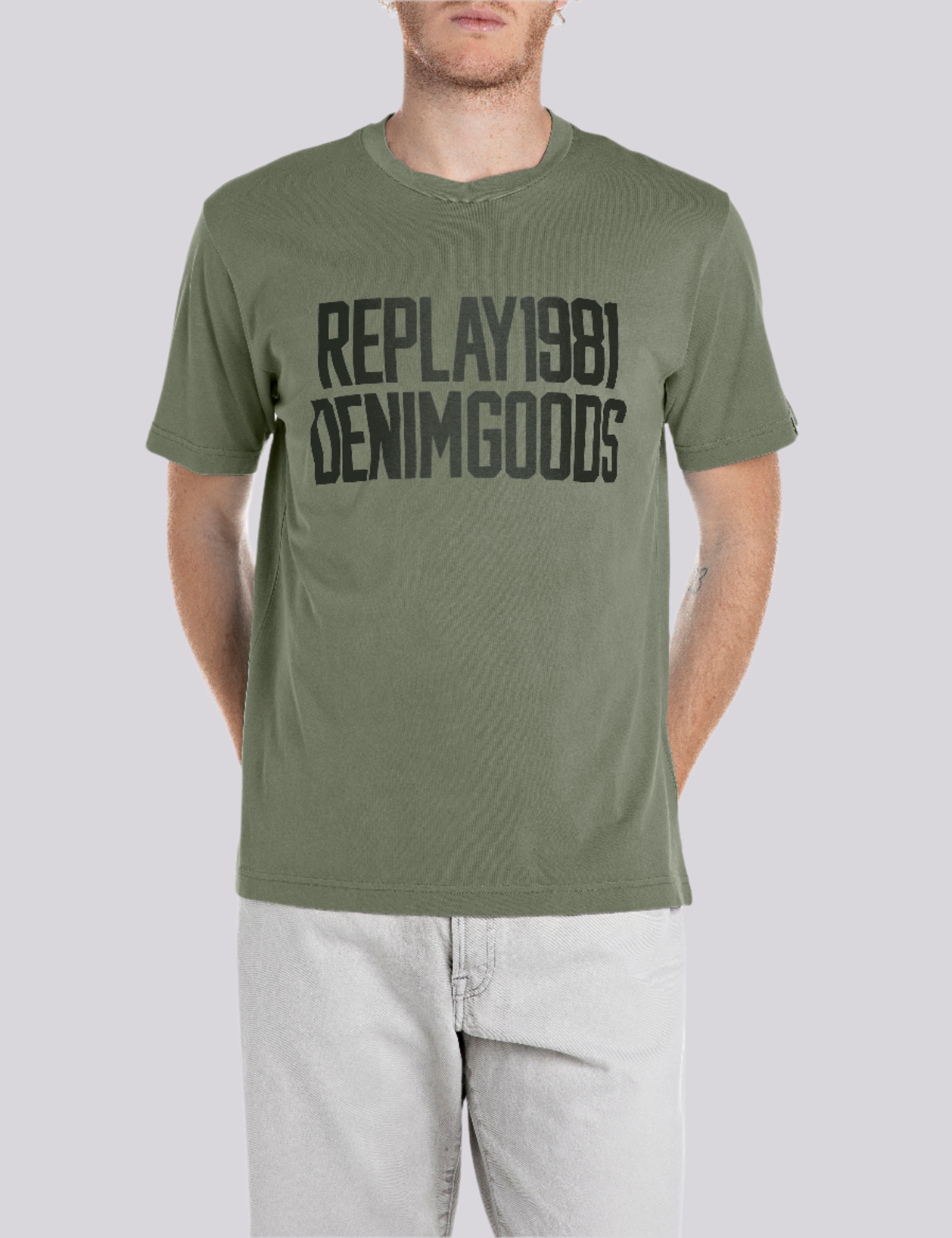 Vyriški marškinėliai M3027 .000.23806G Replay