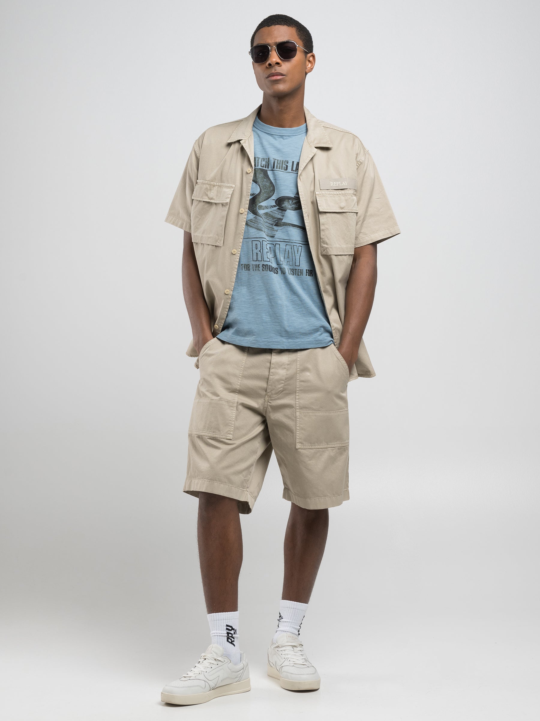 Vyriški marškinėliai M3028 .000.22336G Replay