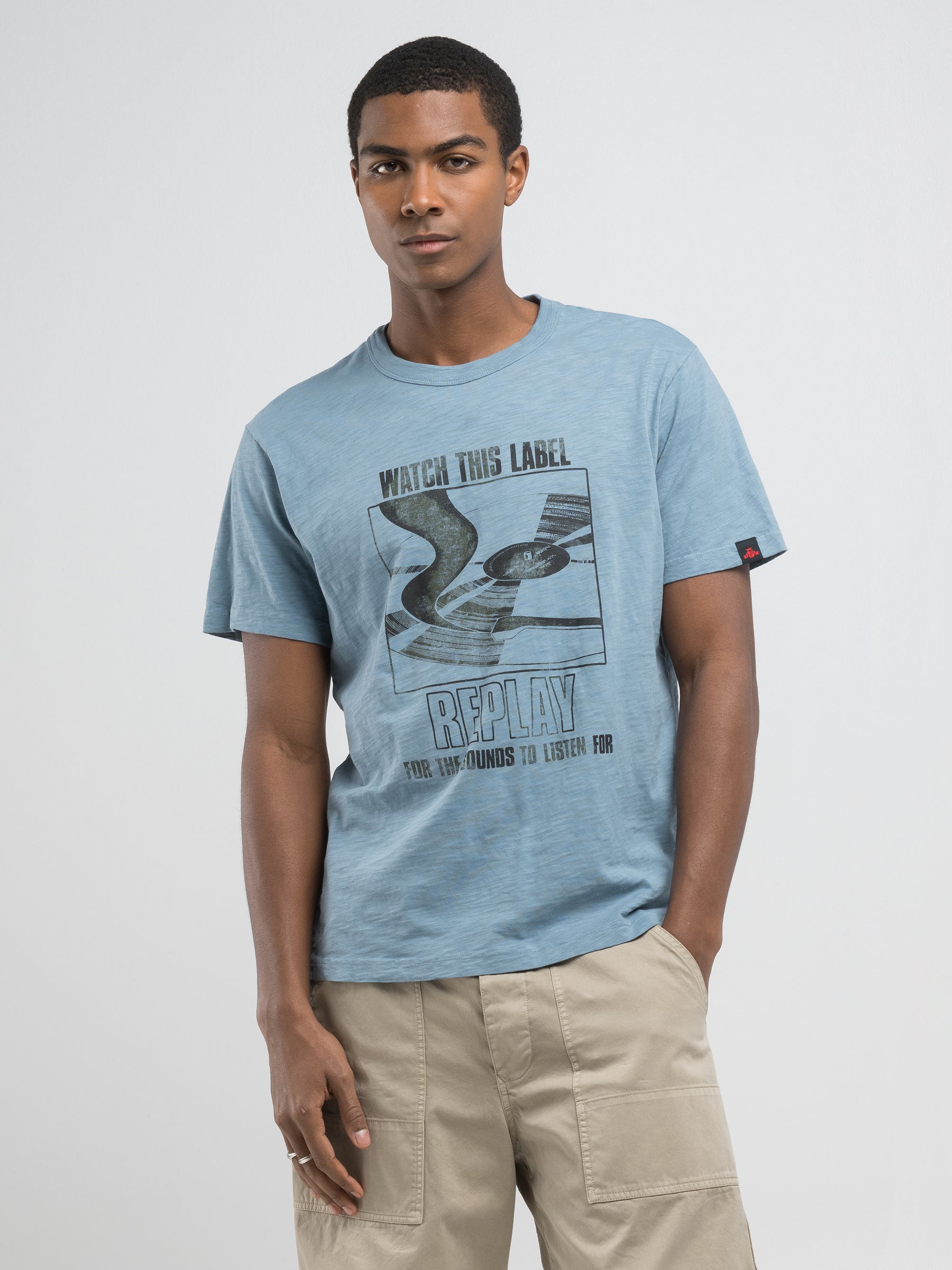 Vyriški marškinėliai M3028 .000.22336G Replay