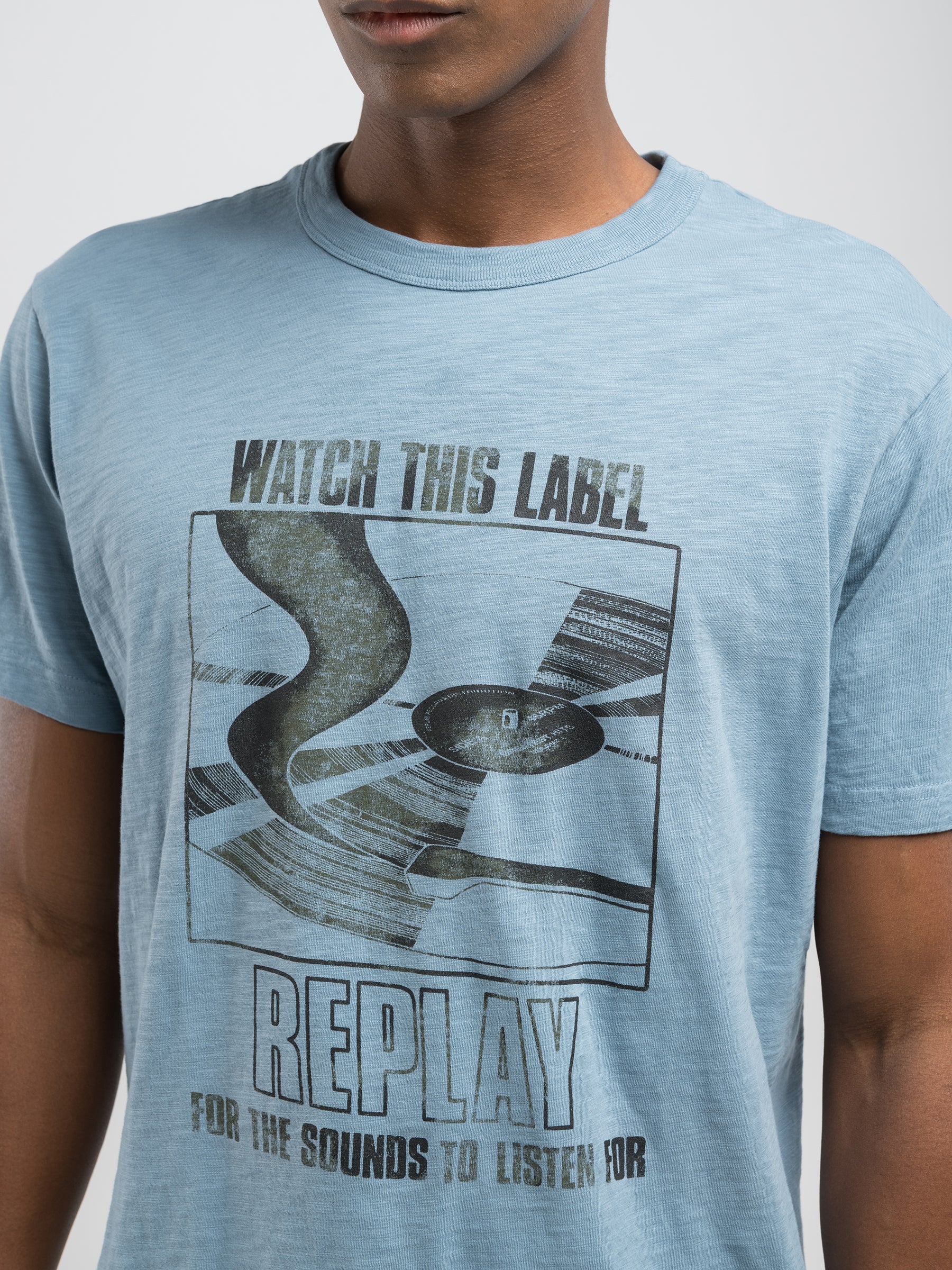 Vyriški marškinėliai M3028 .000.22336G Replay