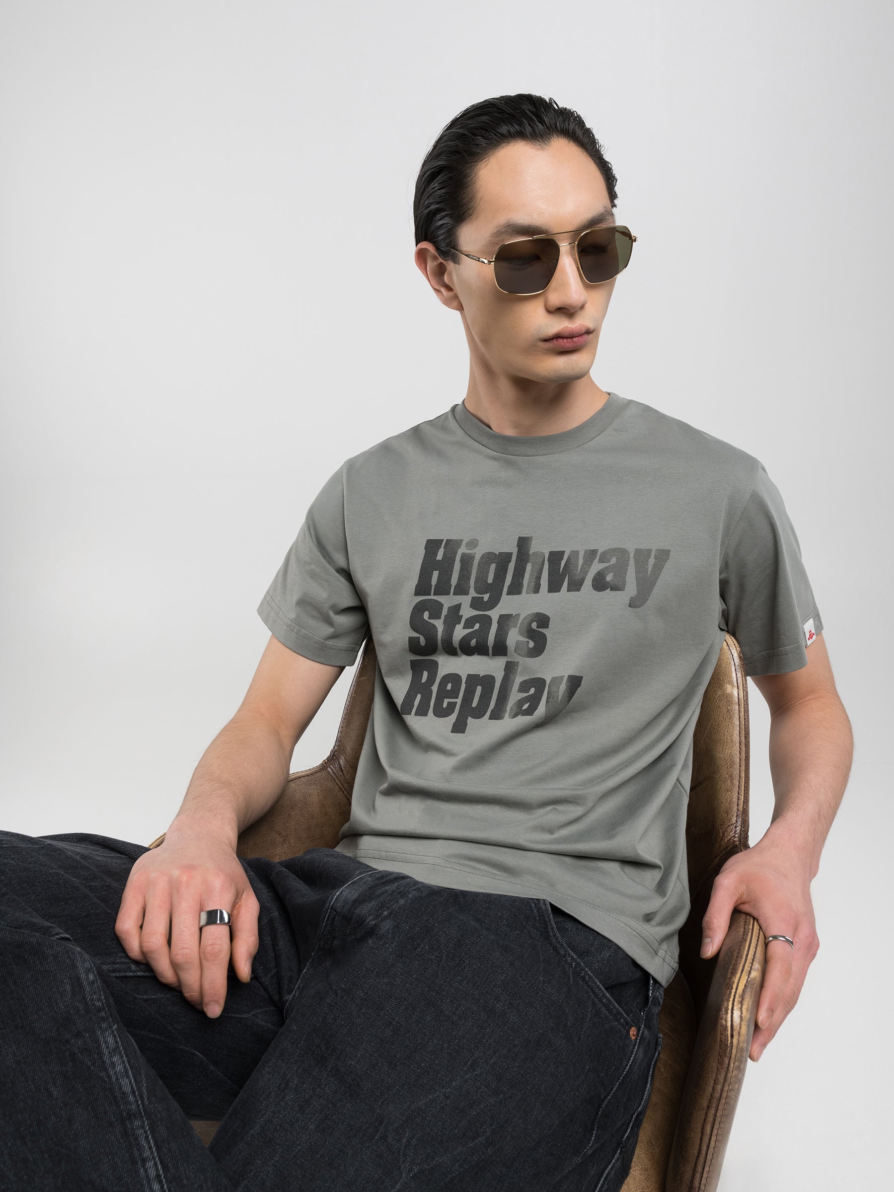 Vyriški marškinėliai M3035 .000.2660 Replay