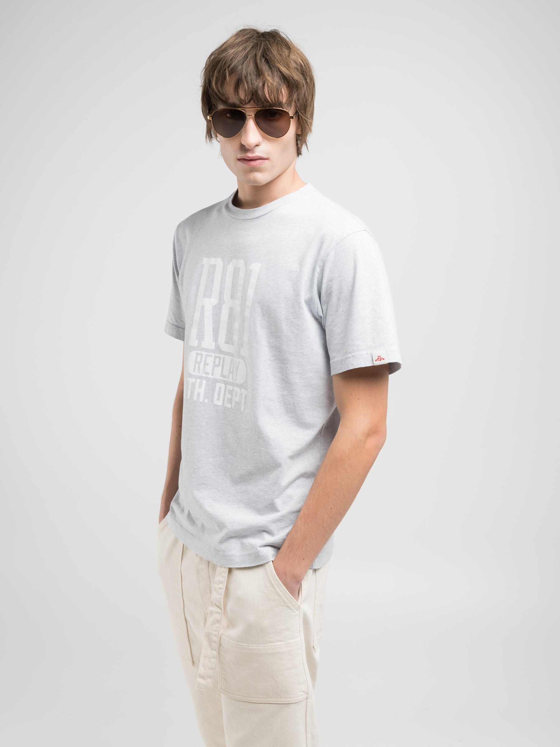 Vyriški marškinėliai M3039 .000.23814 Replay