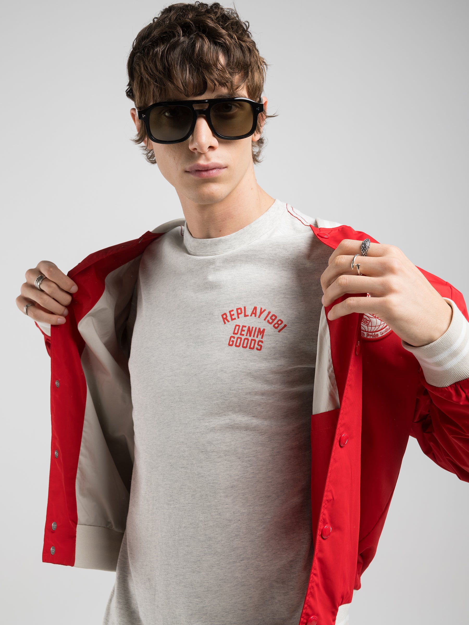 Vyriški marškinėliai M3041 .000.23814 Replay