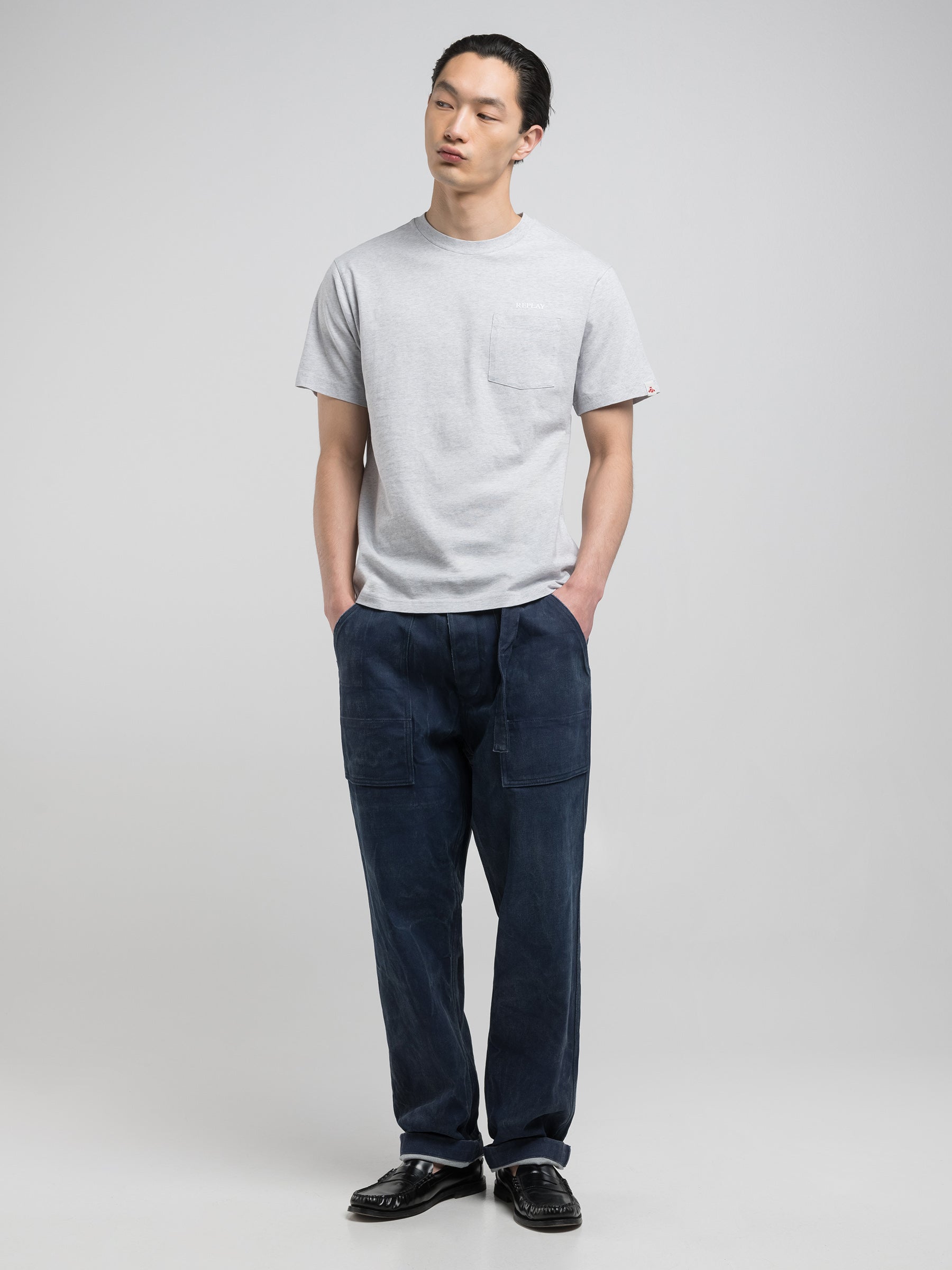 Vyriški marškinėliai M3044 .000.23814 Replay