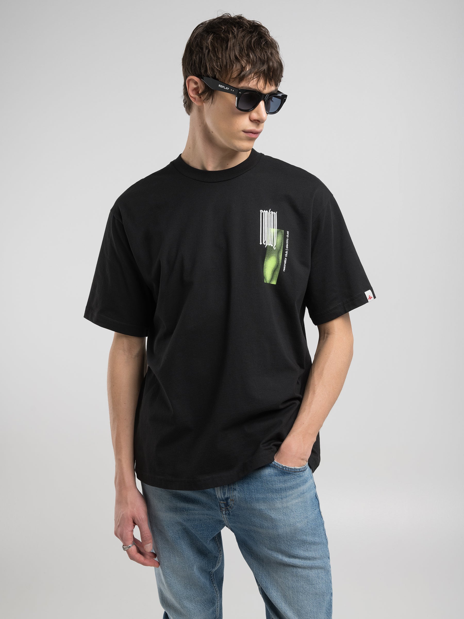 Vyriški marškinėliai M3058 .000.2660 Replay