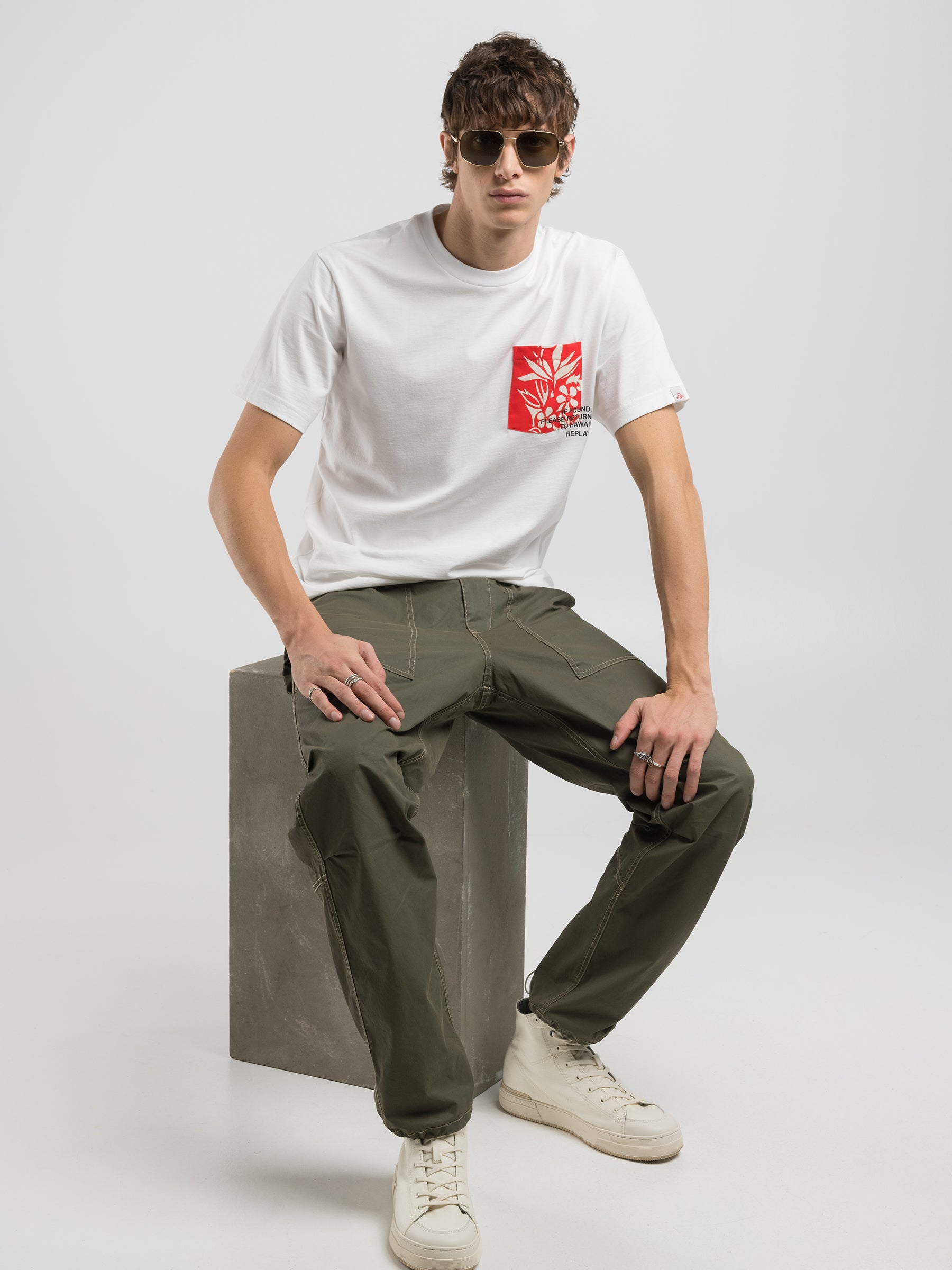 Vyriški marškinėliai M3065 .000.2660 Replay