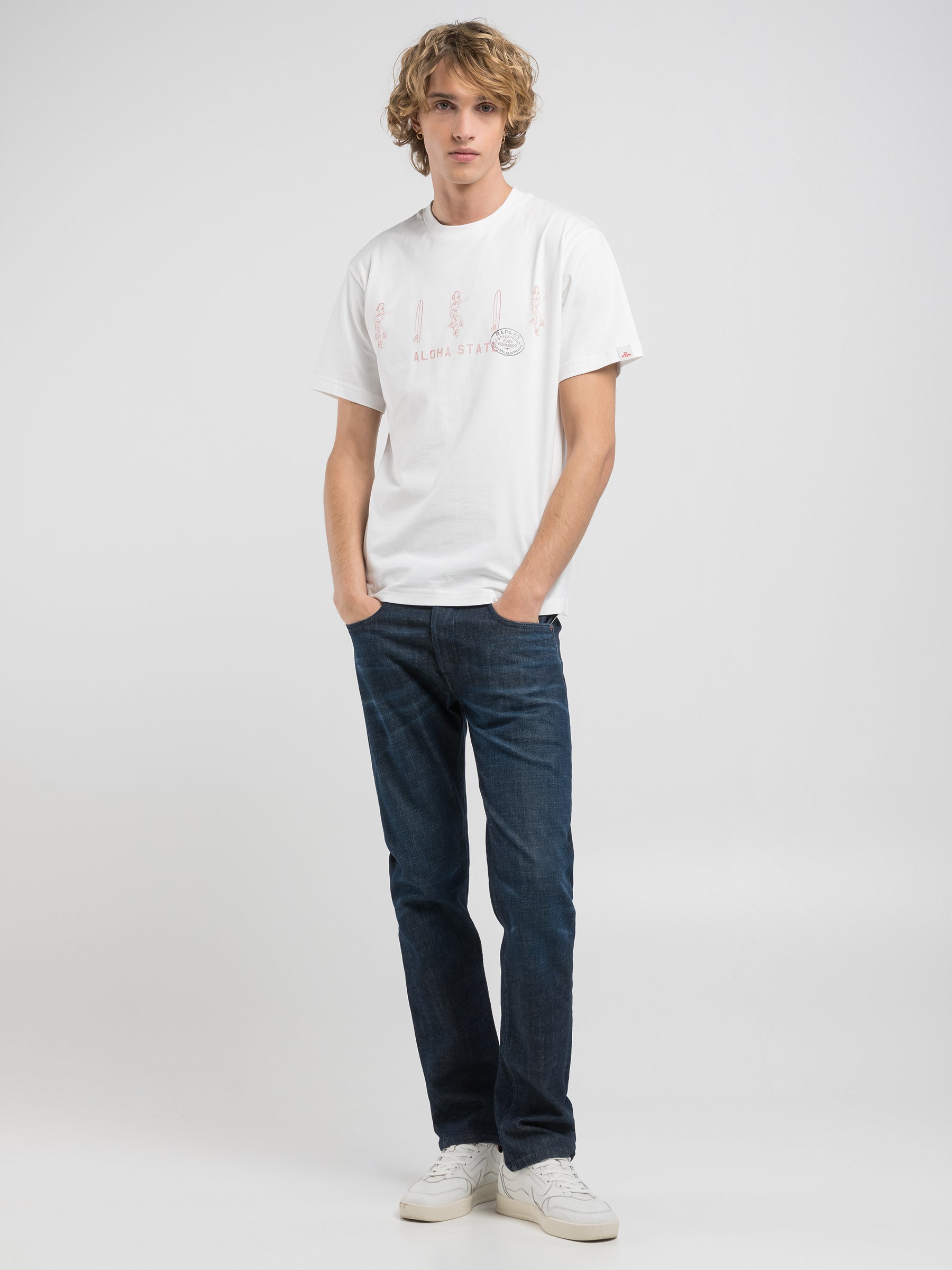 Vyriški marškinėliai M3067 .000.2660 Replay