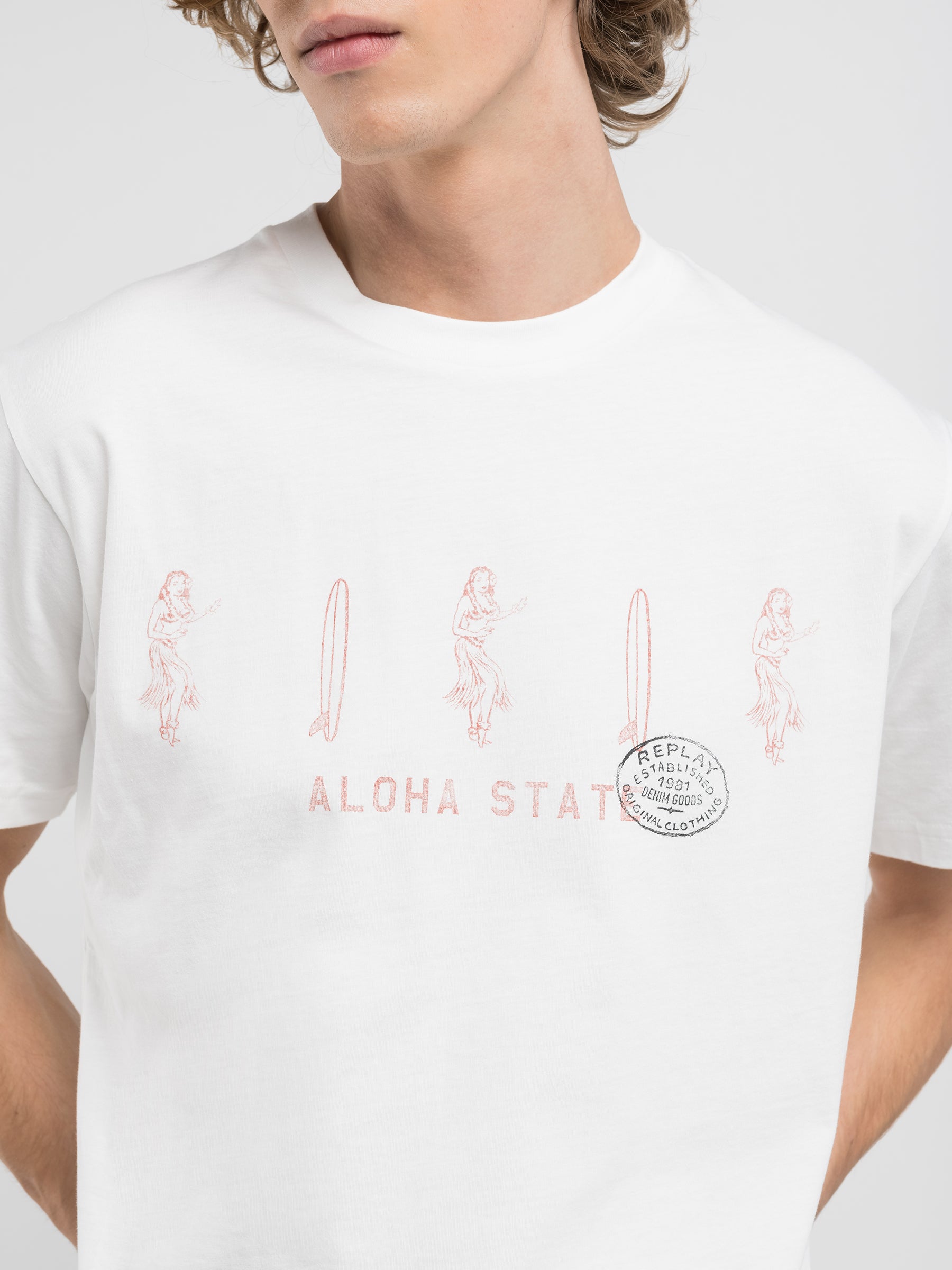 Vyriški marškinėliai M3067 .000.2660 Replay