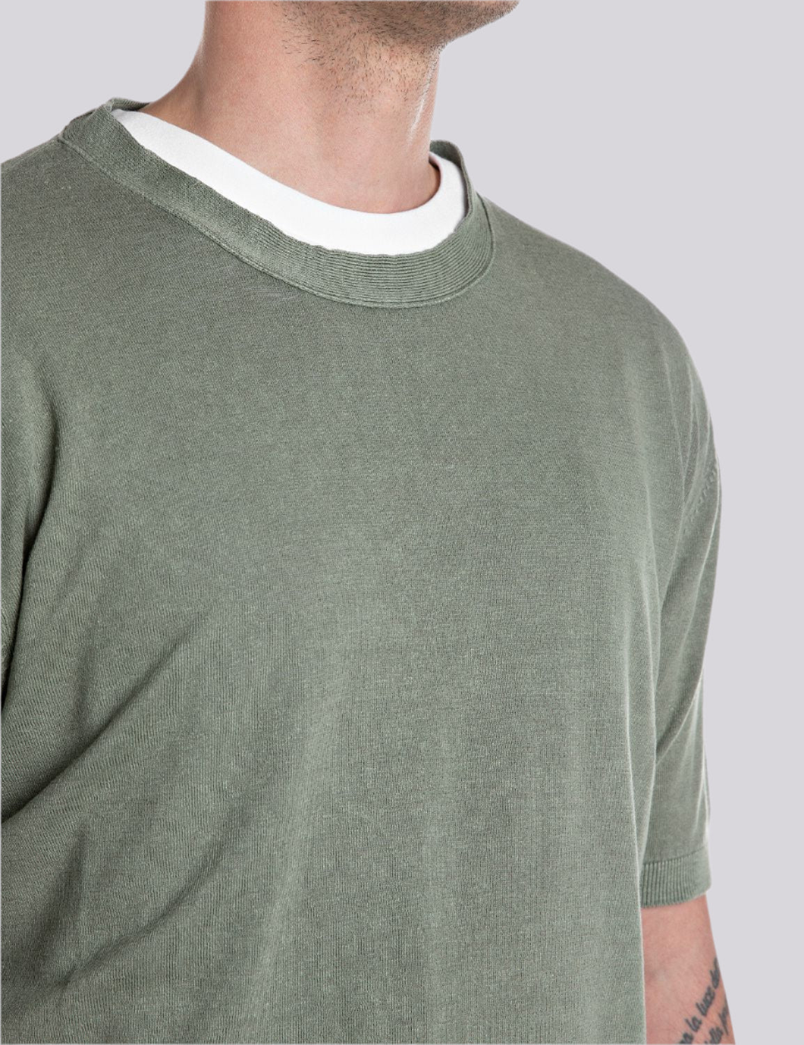 Vyriškas megztinis su linu SARTORIALE UK4719.000.G23636 Replay