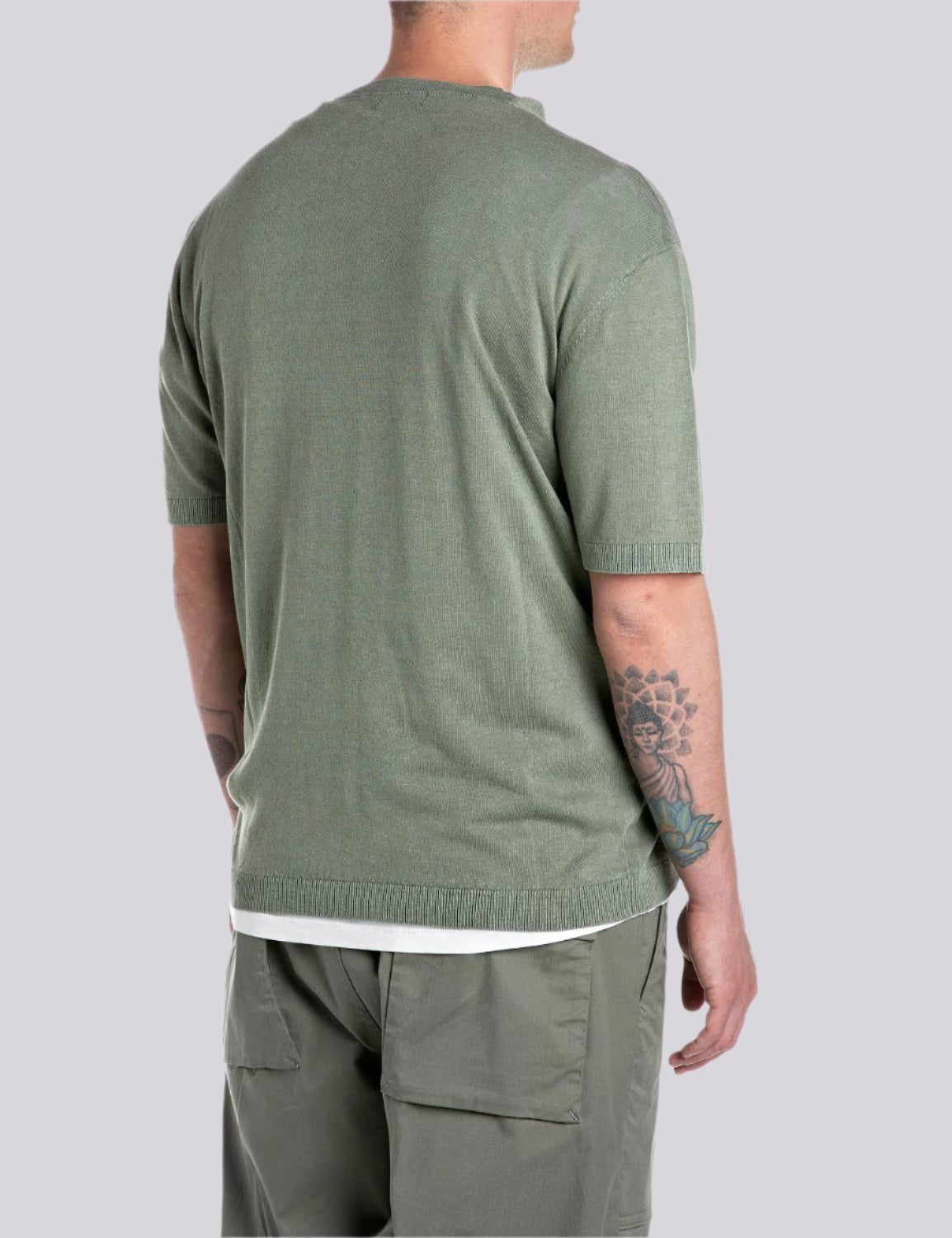 Vyriškas megztinis su linu SARTORIALE UK4719.000.G23636 Replay