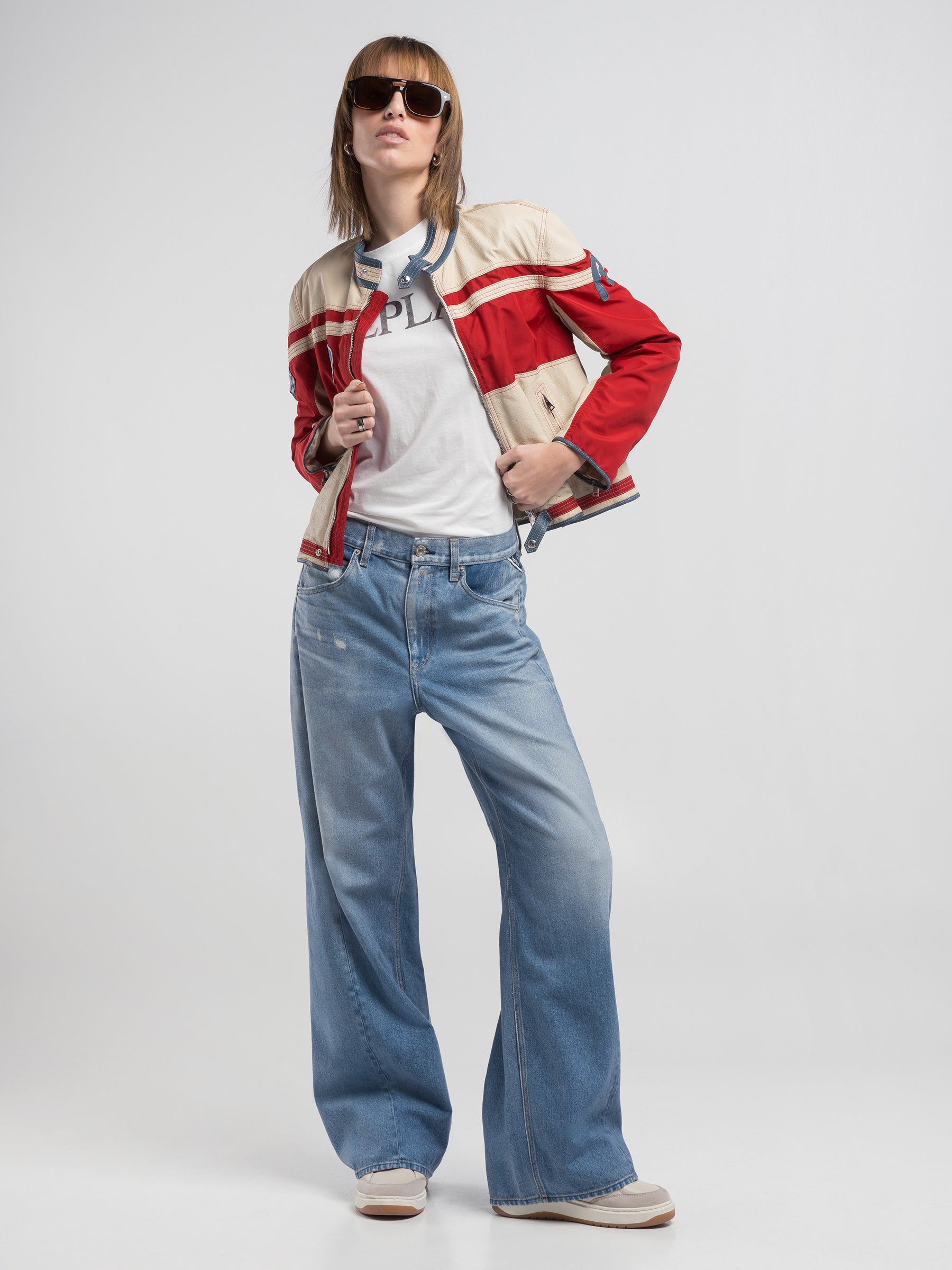 AI Baggy moteriški džinsai NARJA WB520 .000.904 85S Replay