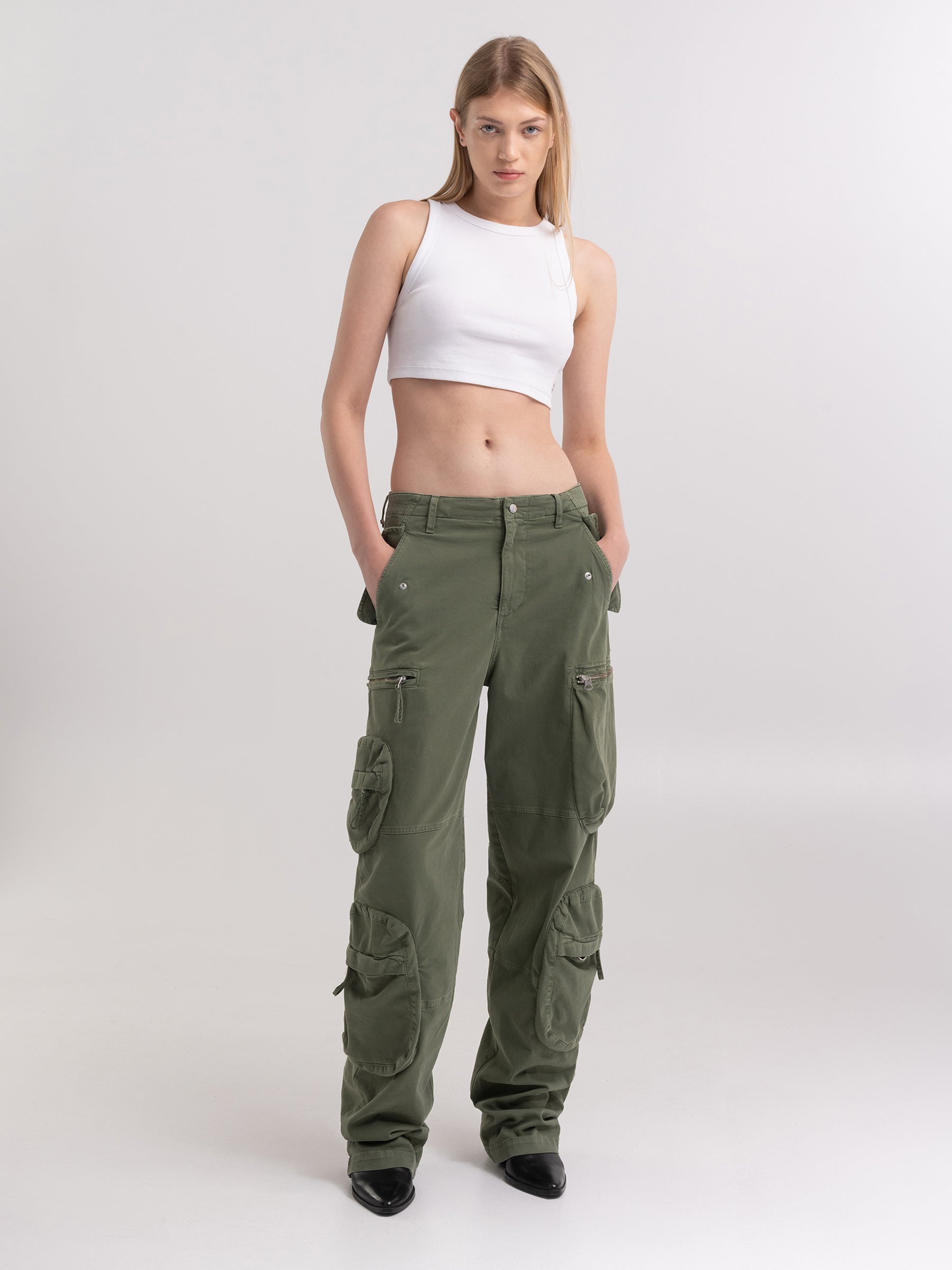 Cargo moteriškos kelnės ATELIER WI8176.000.A84949 Replay