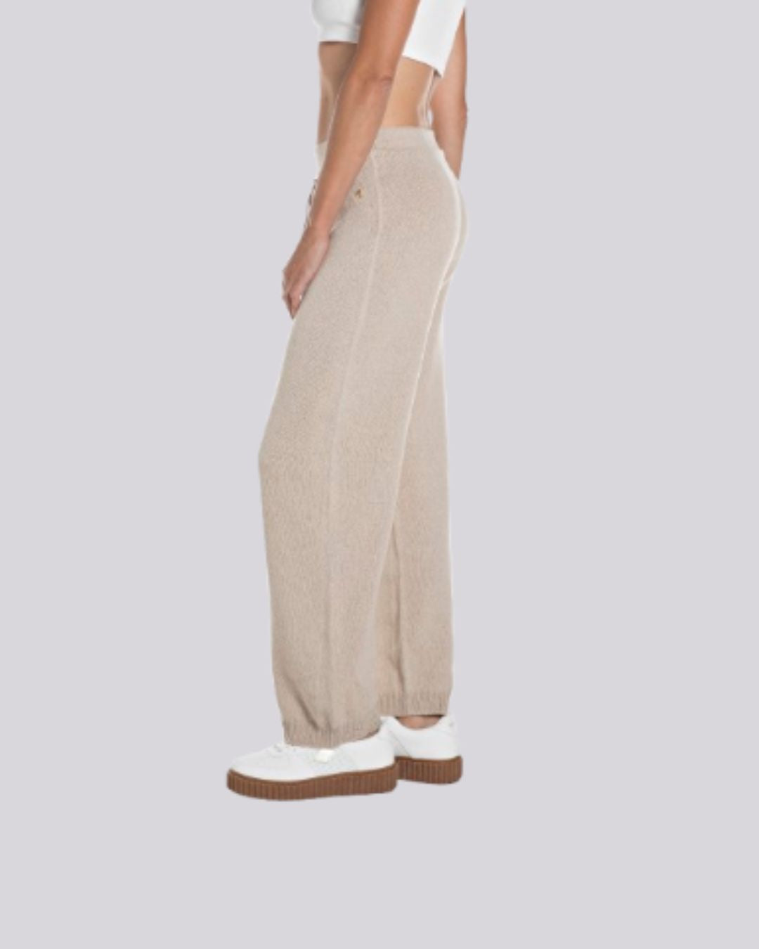 Moteriškos megztos kelnės