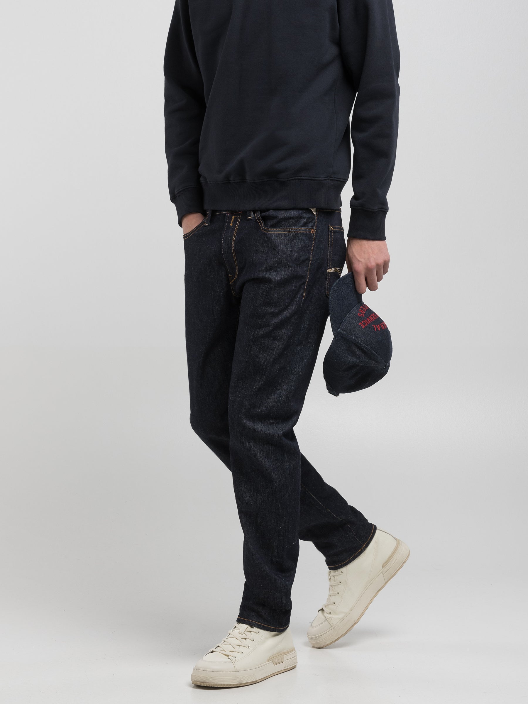 Slim fit vyriški džinsai NEAAL