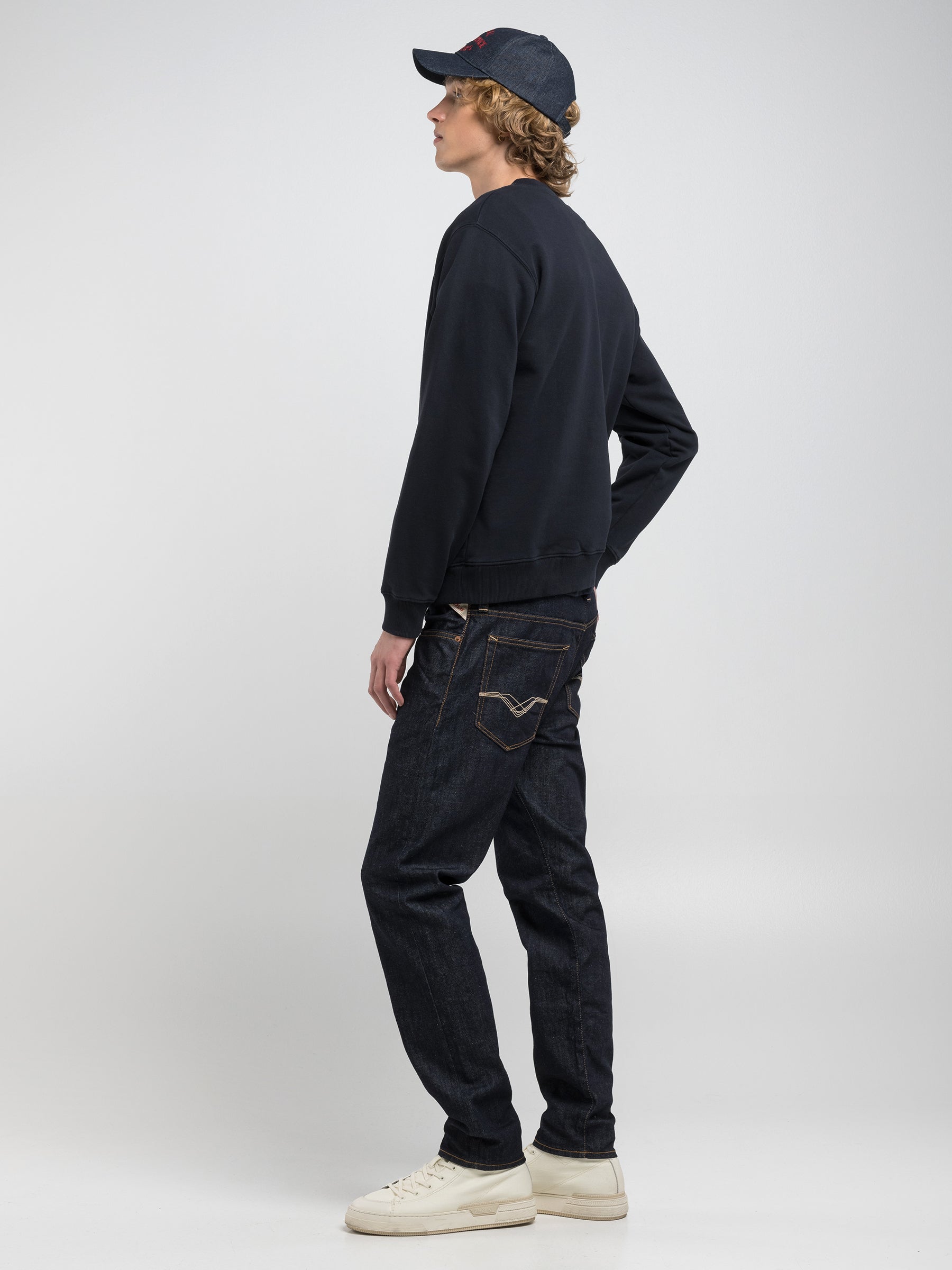 Slim fit vyriški džinsai NEAAL