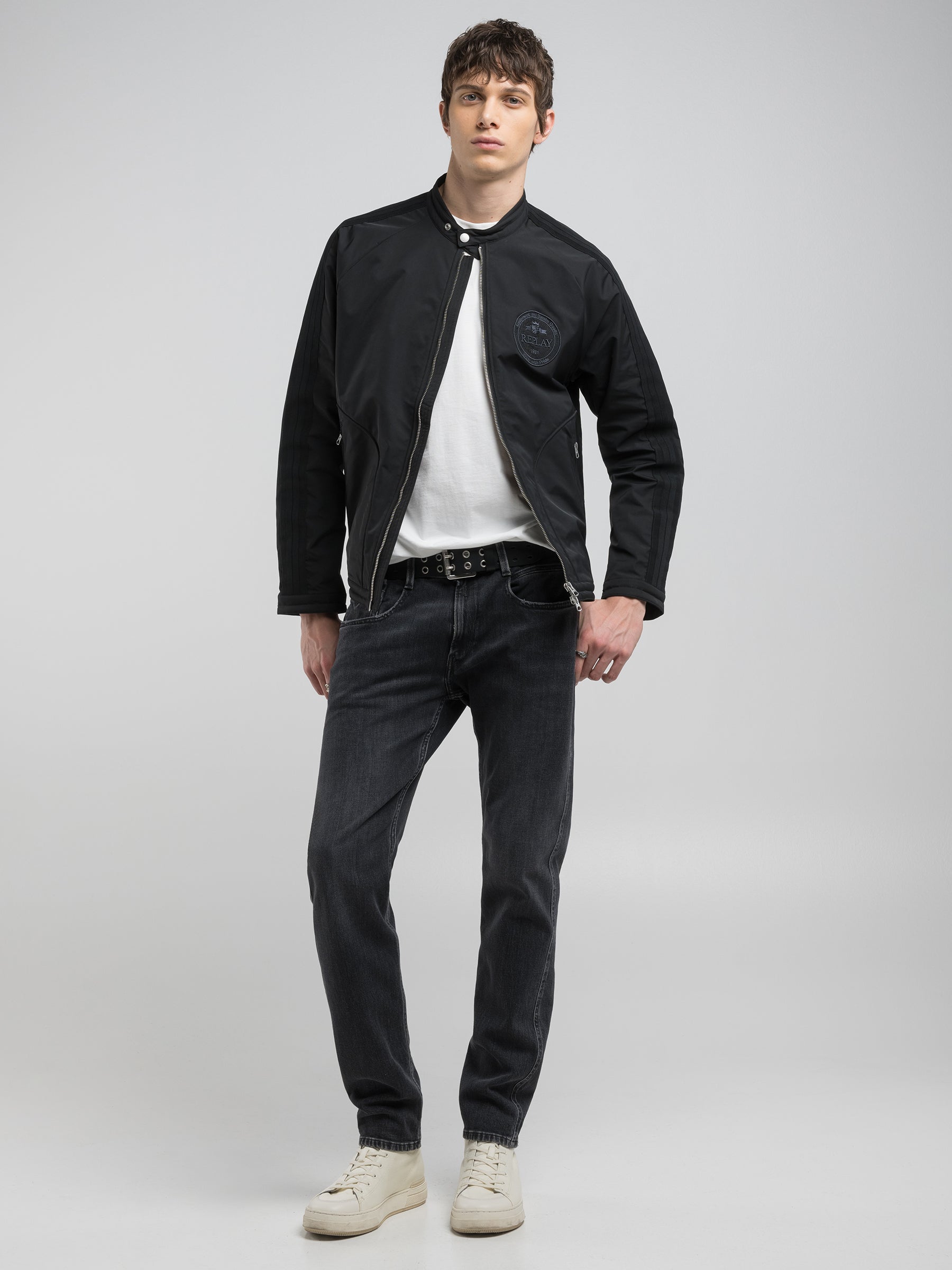 Slim fit vyriški džinsai ANBASS