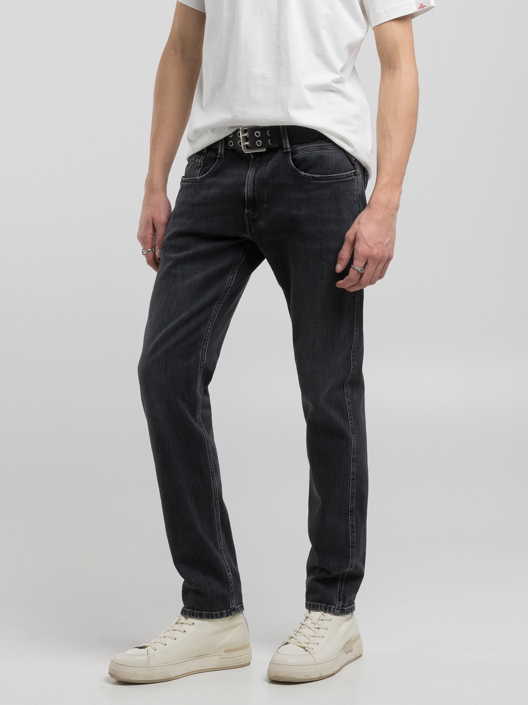 Slim fit vyriški džinsai ANBASS