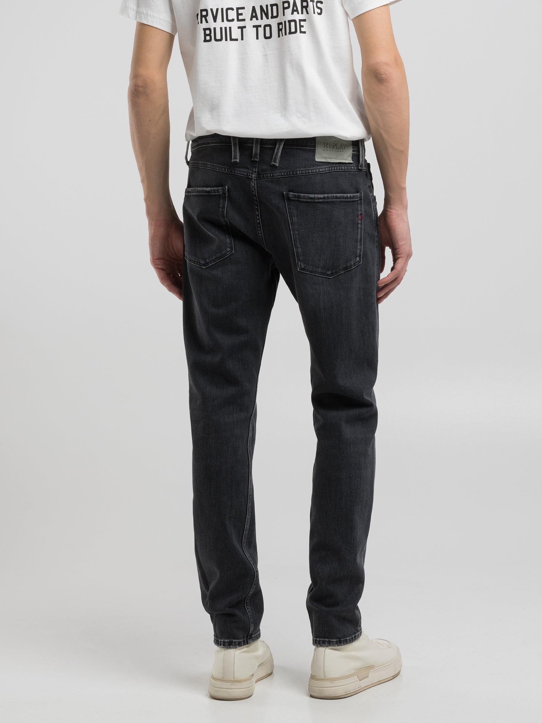 Slim fit vyriški džinsai ANBASS