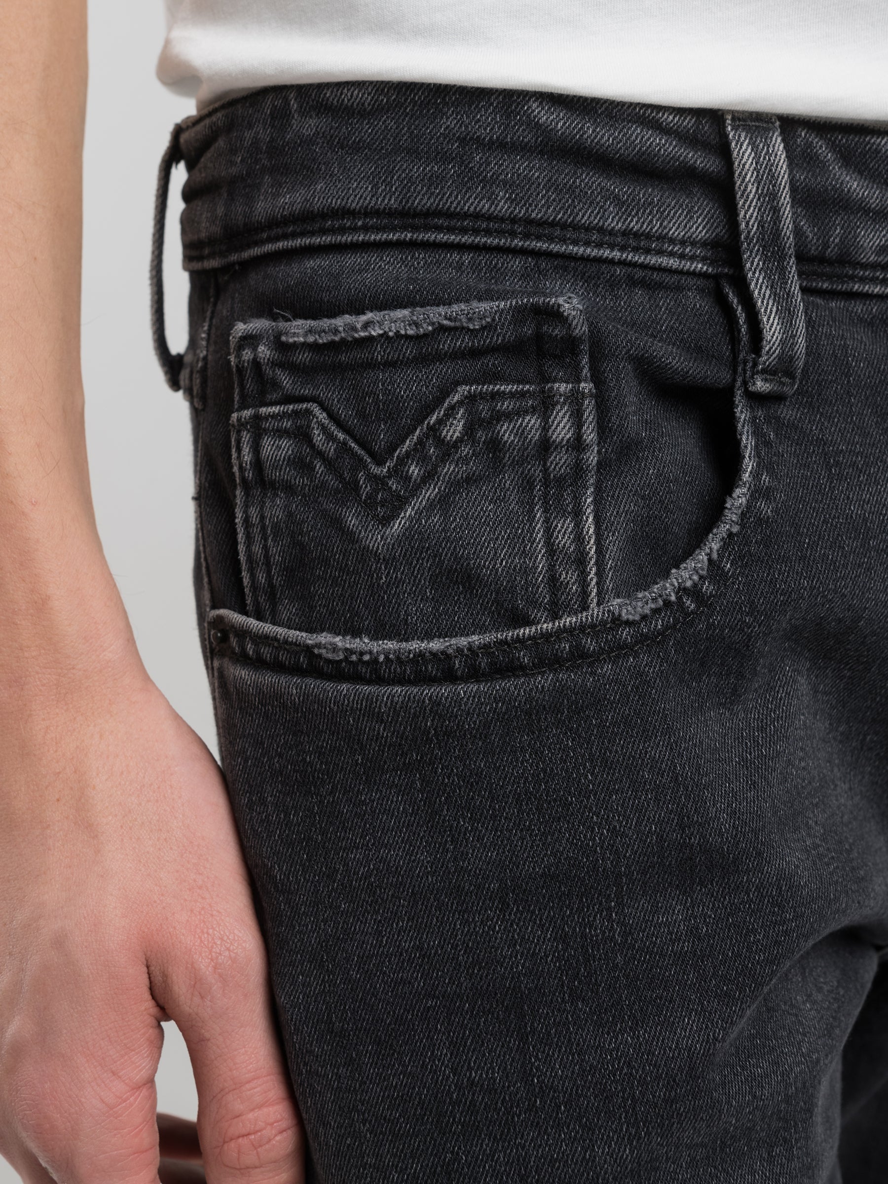 Slim fit vyriški džinsai ANBASS