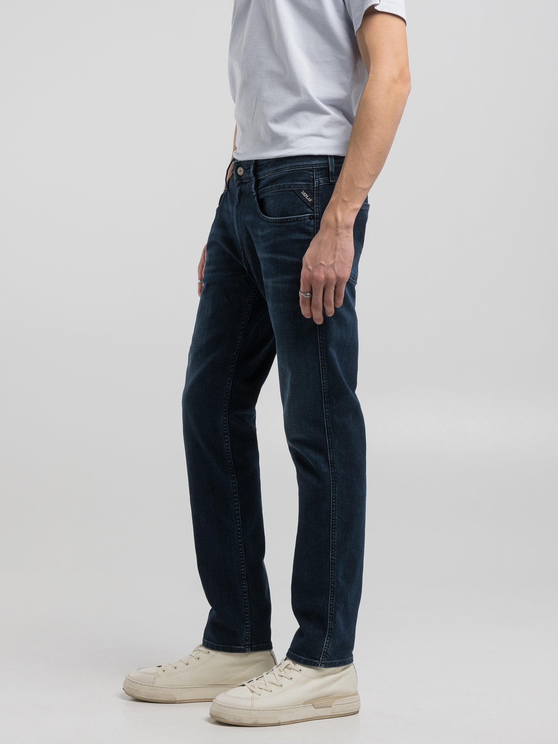 Slim fit vyriški džinsai ANBASS