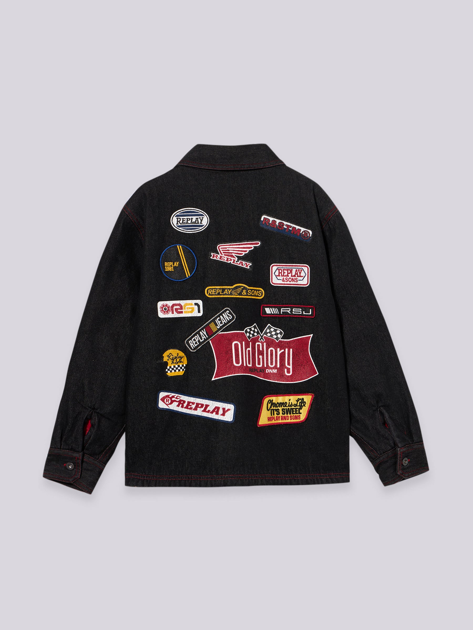 Berniukiškas džinsinis švarkas