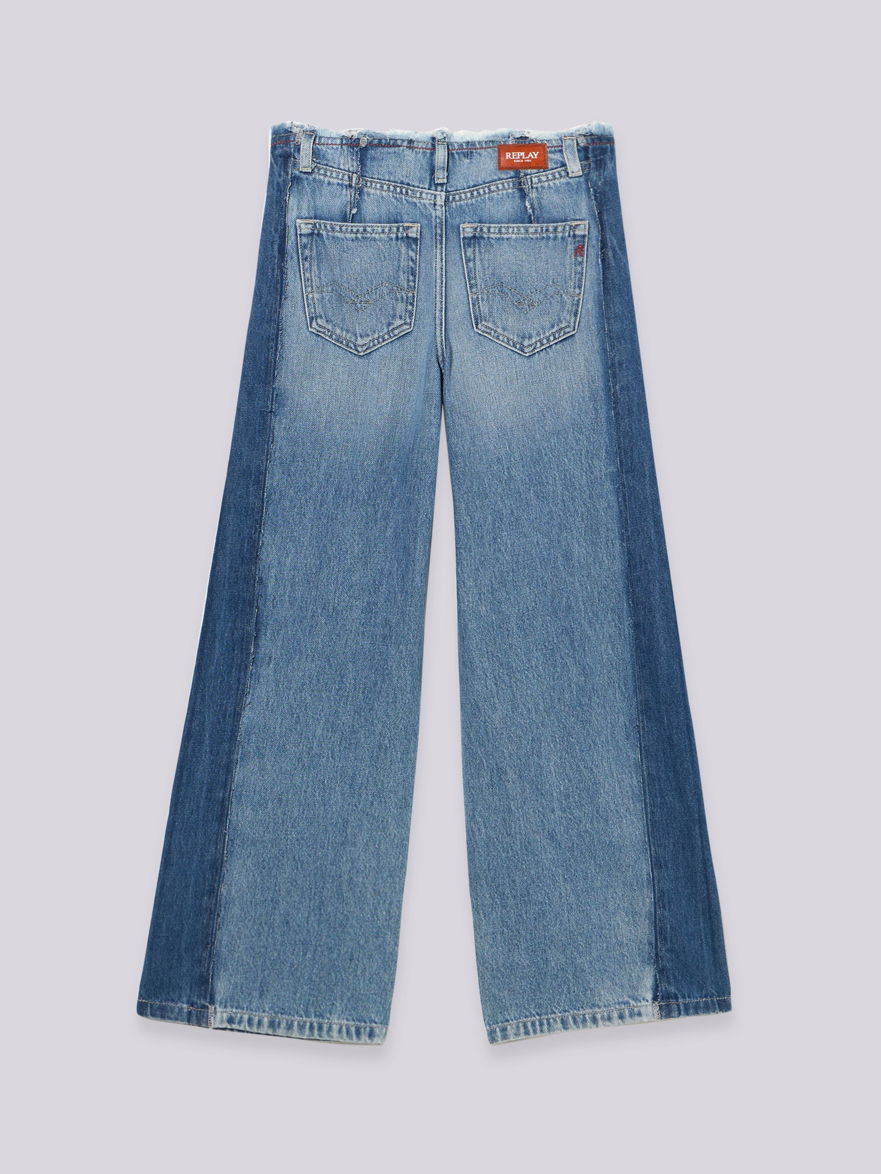 Wide mergaitiški džinsai AIDYNA