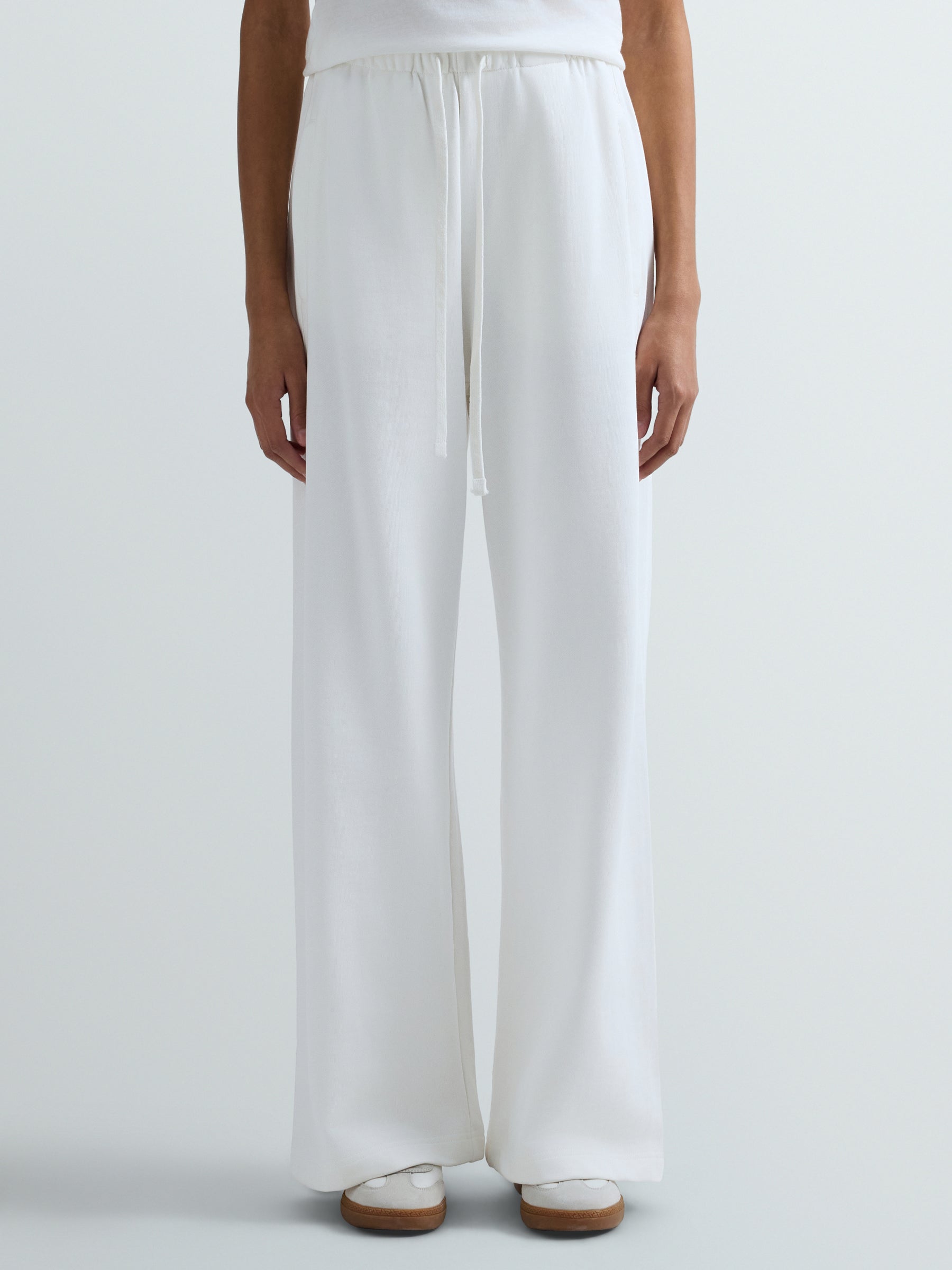 Wide leg moteriškos kelnės