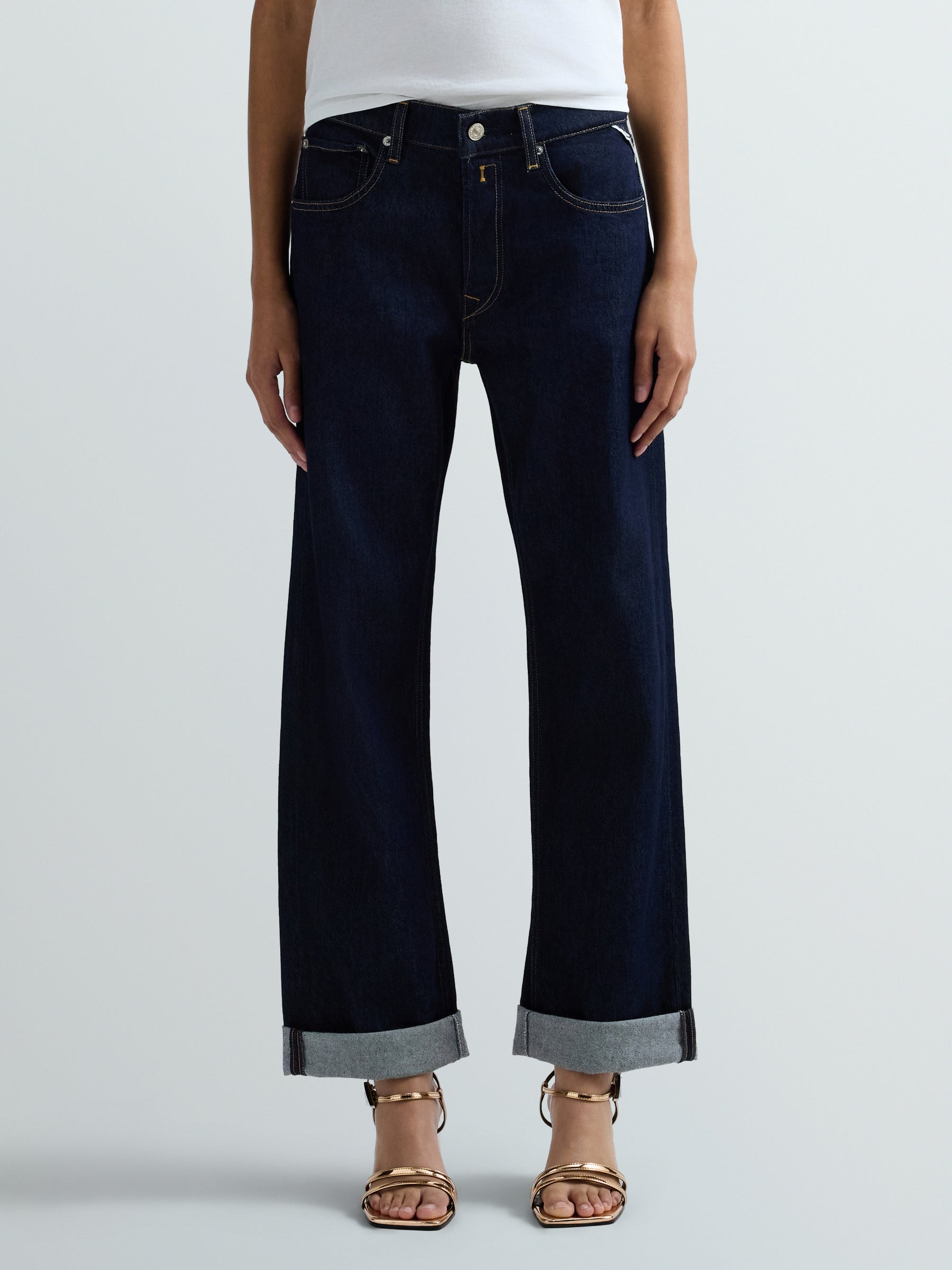 Relaxed boy moteriški džinsai AUBRY