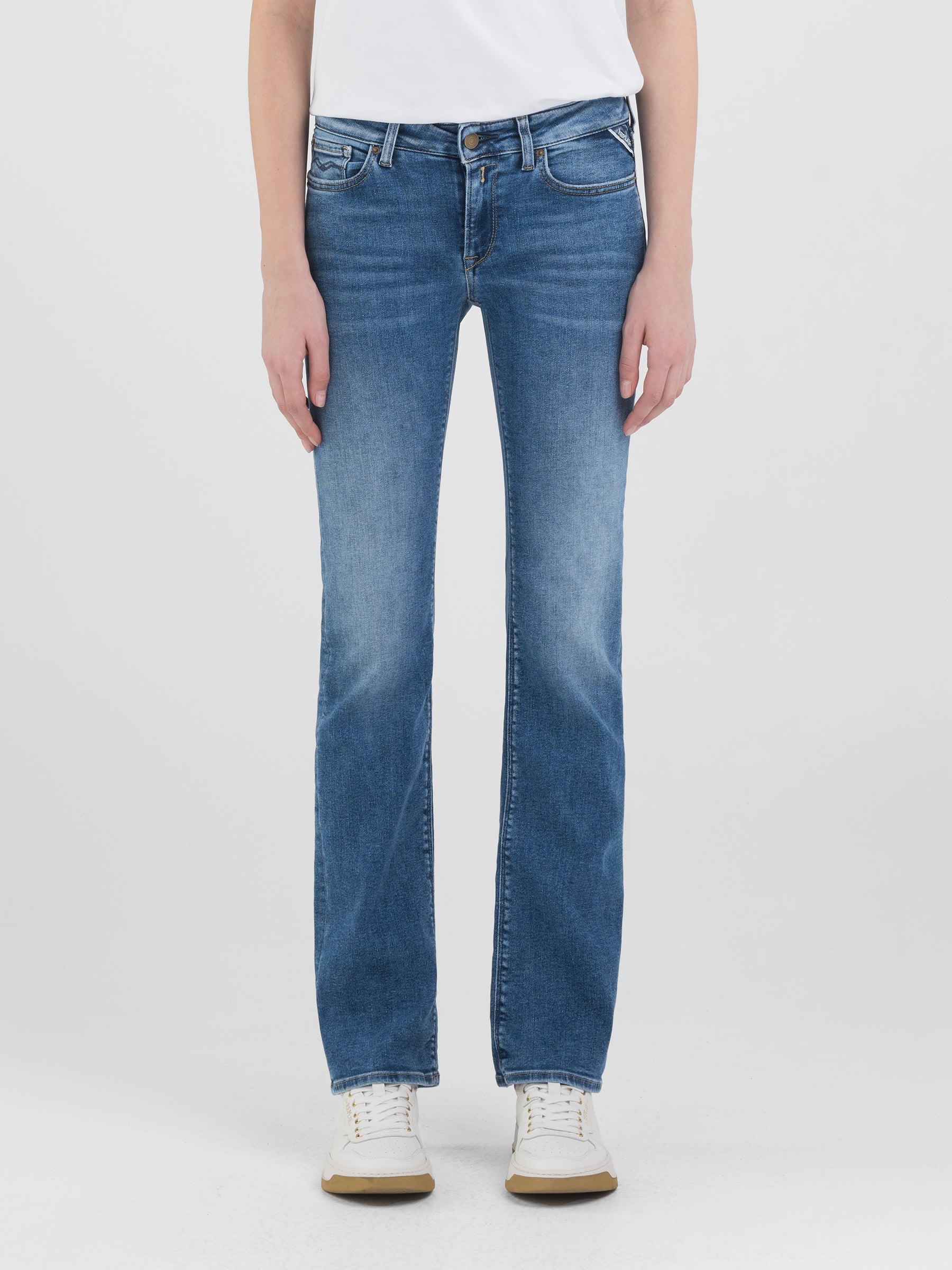 BOOTCUT moteriški džinsai WLH689.000.805 735 NEW LUZ Replay